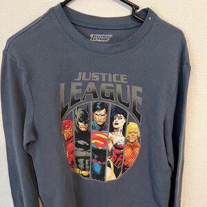 justice league thermal sweatshirt